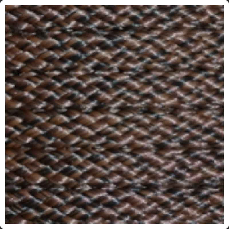 PPM touw 8 mm donkerbruin-zwart melee